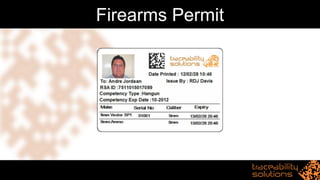 Firearms Permit
 