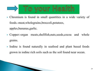 Trace element ppt | PPTX