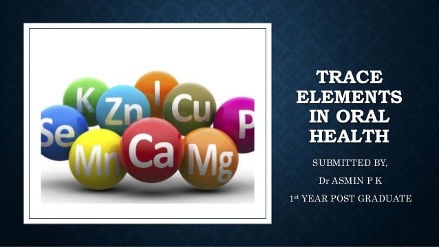 Trace Elements Ppt