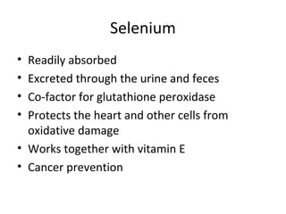 this mineral is a cofactor for glutathione peroxidase Glutathione Benefits: Evidence, Use & Safety main image 1