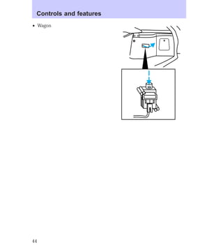 Controls and features 
² Wagon 
44 
 