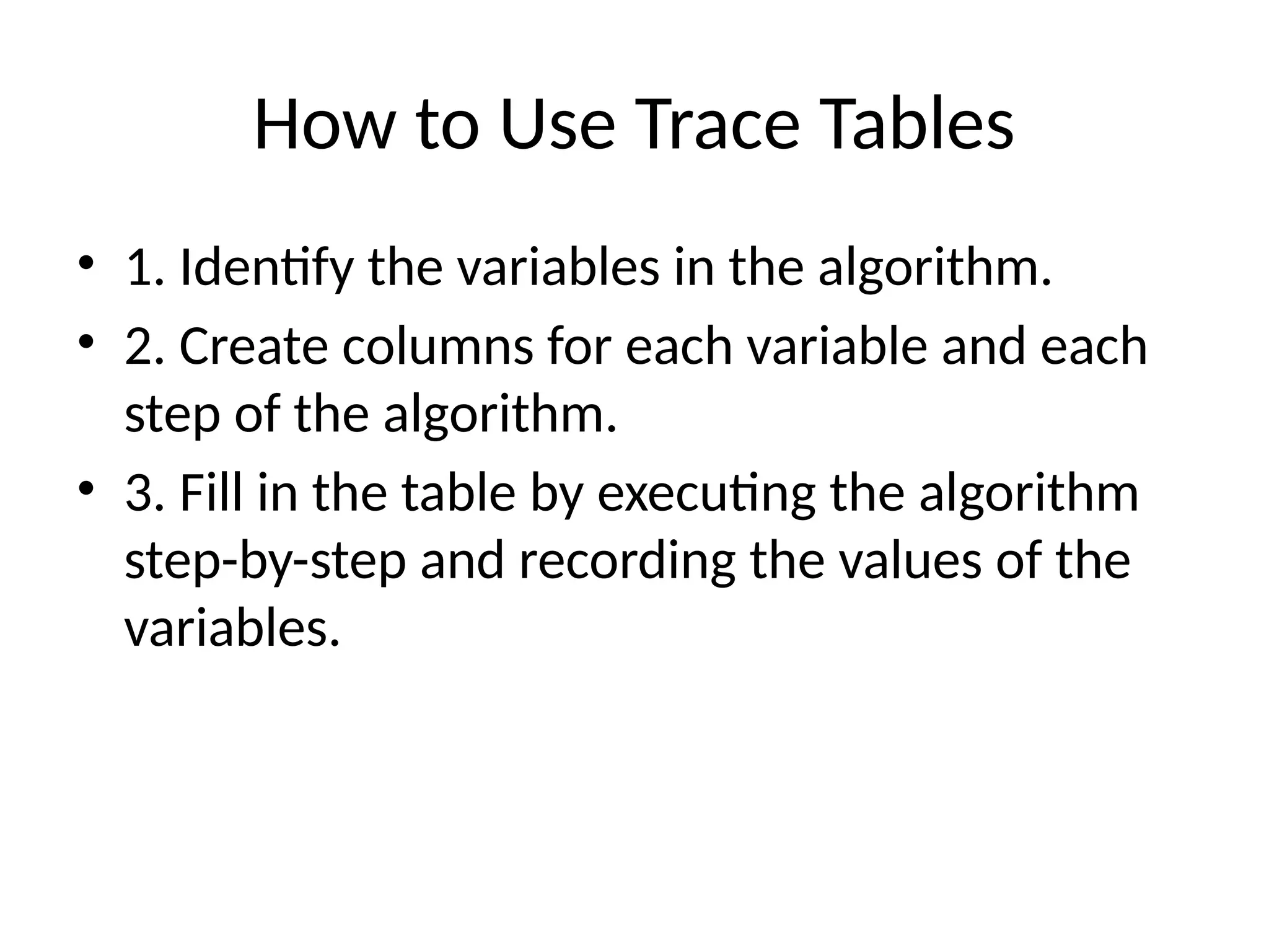 Trace in python Tables_Presentation.pptx