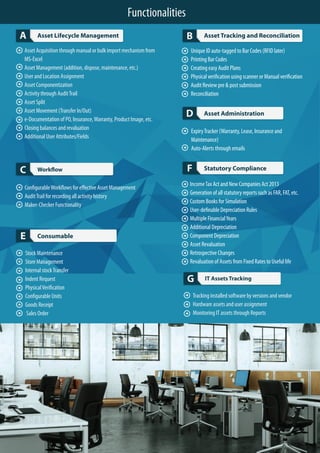 Tracet - Enterprise Fixed Asset Management Software | PDF