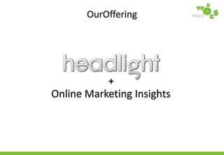  Short and (hopefully) effective demoSince ’02 FirstStatlynxthenHeadlight18 peopleML & NVP are investorsProfessional services as of 2009 +80 customers