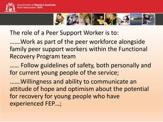 Tracey Hennessy and Tracy Wilson - The Fine Balance of Peer Work | PPTX