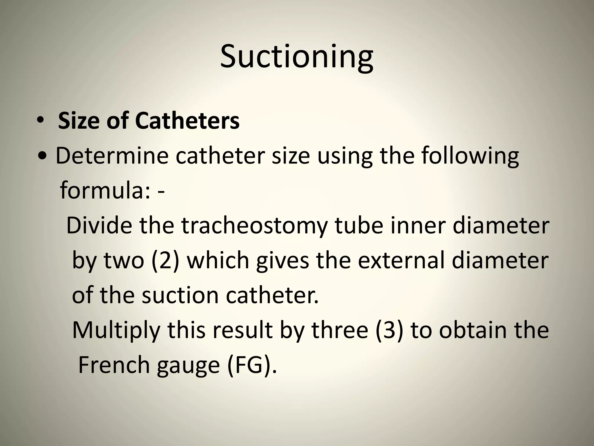 Tracheostomy care | PPTX