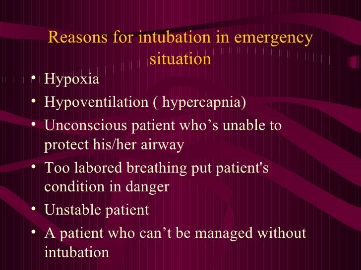 Tracheal Intubation
