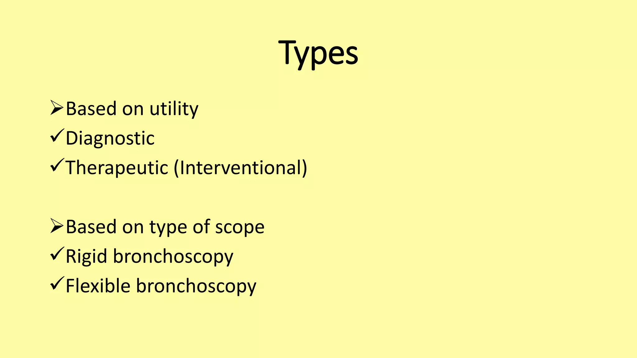Tracheobronchial tree anatomy and bronchoscopy | PPTX
