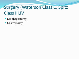 Tracheoesophageal fistula | PPTX