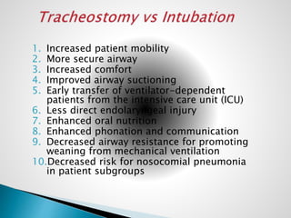 TRACHEOSTOMY BY DR JUVERIA MAJEED MS ENT Slide 40