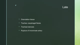 Innominate Rupture Management tracheostomy .pptx