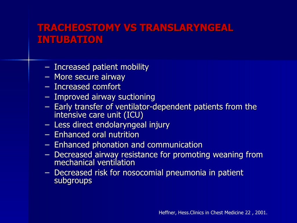 Tracheostomy