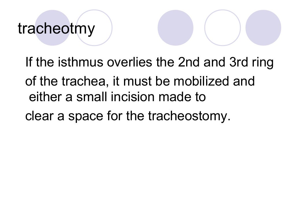 Tracheostomy and its post op care last