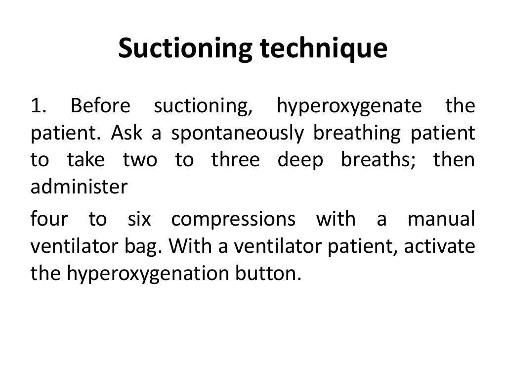 Tracheostomy care and suction