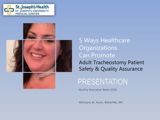 Pediatric Tracheostomy: Overview, Periprocedural Care, Technique