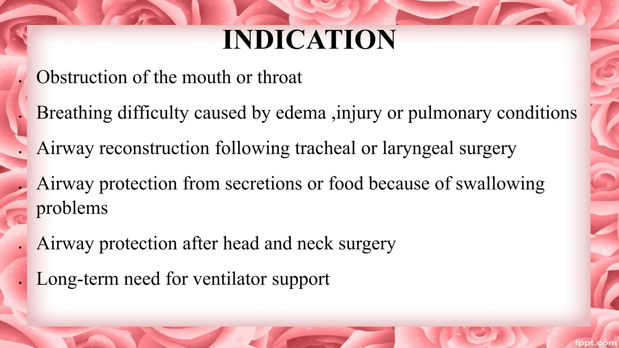 Tracheostomy care plan for nursing study PPT