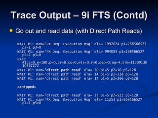 Tracing Parallel Execution (UKOUG 2006) | PPT