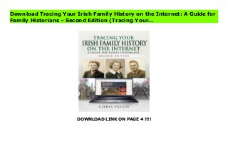DOWNLOAD LINK ON PAGE 4 !!!!
Download Tracing Your Irish Family History on the Internet: A Guide for
Family Historians - Second Edition (Tracing Your…
Read PDF Tracing Your Irish Family History on the Internet: A Guide for Family Historians - Second Edition (Tracing Your… Online, Read PDF Tracing Your Irish Family History on the Internet: A Guide for Family Historians - Second Edition (Tracing Your…, Full PDF Tracing Your Irish Family History on the Internet: A Guide for Family Historians - Second Edition (Tracing Your…, All Ebook Tracing Your Irish Family History on the Internet: A Guide for Family Historians - Second Edition (Tracing Your…, PDF and EPUB Tracing Your Irish Family History on the Internet: A Guide for Family Historians - Second Edition (Tracing Your…, PDF ePub Mobi Tracing Your Irish Family History on the Internet: A Guide for Family Historians - Second Edition (Tracing Your…, Downloading PDF Tracing Your Irish Family History on the Internet: A Guide for Family Historians - Second Edition (Tracing Your…, Book PDF Tracing Your Irish Family History on the Internet: A Guide for Family Historians - Second Edition (Tracing Your…, Download online Tracing Your Irish Family History on the Internet: A Guide for Family Historians - Second Edition (Tracing Your…, Tracing Your Irish Family History on the Internet: A Guide for Family Historians - Second Edition (Tracing Your… pdf, pdf Tracing Your Irish Family History on the Internet: A Guide for Family Historians - Second Edition (Tracing Your…, epub Tracing Your Irish Family History on the Internet: A Guide for Family Historians - Second Edition (Tracing Your…, the book Tracing Your Irish Family History on the Internet: A Guide for Family Historians - Second Edition (Tracing Your…, ebook Tracing Your Irish Family History on the Internet: A Guide for Family Historians - Second Edition (Tracing Your…, Tracing Your Irish Family History on the Internet: A Guide for Family Historians - Second Edition (Tracing Your… E-Books, Online Tracing Your Irish Family History on the Internet: A Guide for Family Historians - Second Edition (Tracing Your… Book, Tracing Your Irish Family History on the
Internet: A Guide for Family Historians - Second Edition (Tracing Your… Online Read Best Book Online Tracing Your Irish Family History on the Internet: A Guide for Family Historians - Second Edition (Tracing Your…, Download Online Tracing Your Irish Family History on the Internet: A Guide for Family Historians - Second Edition (Tracing Your… Book, Download Online Tracing Your Irish Family History on the Internet: A Guide for Family Historians - Second Edition (Tracing Your… E-Books, Read Tracing Your Irish Family History on the Internet: A Guide for Family Historians - Second Edition (Tracing Your… Online, Download Best Book Tracing Your Irish Family History on the Internet: A Guide for Family Historians - Second Edition (Tracing Your… Online, Pdf Books Tracing Your Irish Family History on the Internet: A Guide for Family Historians - Second Edition (Tracing Your…, Read Tracing Your Irish Family History on the Internet: A Guide for Family Historians - Second Edition (Tracing Your… Books Online, Download Tracing Your Irish Family History on the Internet: A Guide for Family Historians - Second Edition (Tracing Your… Full Collection, Download Tracing Your Irish Family History on the Internet: A Guide for Family Historians - Second Edition (Tracing Your… Book, Read Tracing Your Irish Family History on the Internet: A Guide for Family Historians - Second Edition (Tracing Your… Ebook, Tracing Your Irish Family History on the Internet: A Guide for Family Historians - Second Edition (Tracing Your… PDF Download online, Tracing Your Irish Family History on the Internet: A Guide for Family Historians - Second Edition (Tracing Your… Ebooks, Tracing Your Irish Family History on the Internet: A Guide for Family Historians - Second Edition (Tracing Your… pdf Read online, Tracing Your Irish Family History on the Internet: A Guide for Family Historians - Second Edition (Tracing Your… Best Book, Tracing Your Irish Family History on the Internet: A Guide for Family Historians - Second Edition (Tracing Your…
Popular, Tracing Your Irish Family History on the Internet: A Guide for Family Historians - Second Edition (Tracing Your… Download, Tracing Your Irish Family History on the Internet: A Guide for Family Historians - Second Edition (Tracing Your… Full PDF, Tracing Your Irish Family History on the Internet: A Guide for Family Historians - Second Edition (Tracing Your… PDF Online, Tracing Your Irish Family History on the Internet: A Guide for Family Historians - Second Edition (Tracing Your… Books Online, Tracing Your Irish Family History on the Internet: A Guide for Family Historians - Second Edition (Tracing Your… Ebook, Tracing Your Irish Family History on the Internet: A Guide for Family Historians - Second Edition (Tracing Your… Book, Tracing Your Irish Family History on the Internet: A Guide for Family Historians - Second Edition (Tracing Your… Full Popular PDF, PDF Tracing Your Irish Family History on the Internet: A Guide for Family Historians - Second Edition (Tracing Your… Download Book PDF Tracing Your Irish Family History on the Internet: A Guide for Family Historians - Second Edition (Tracing Your…, Read online PDF Tracing Your Irish Family History on the Internet: A Guide for Family Historians - Second Edition (Tracing Your…, PDF Tracing Your Irish Family History on the Internet: A Guide for Family Historians - Second Edition (Tracing Your… Popular, PDF Tracing Your Irish Family History on the Internet: A Guide for Family Historians - Second Edition (Tracing Your… Ebook, Best Book Tracing Your Irish Family History on the Internet: A Guide for Family Historians - Second Edition (Tracing Your…, PDF Tracing Your Irish Family History on the Internet: A Guide for Family Historians - Second Edition (Tracing Your… Collection, PDF Tracing Your Irish Family History on the Internet: A Guide for Family Historians - Second Edition (Tracing Your… Full Online, full book Tracing Your Irish Family History on the Internet: A Guide for Family Historians - Second Edition (Tracing Your…, online pdf Tracing
Your Irish Family History on the Internet: A Guide for Family Historians - Second Edition (Tracing Your…, PDF Tracing Your Irish Family History on the Internet: A Guide for Family Historians - Second Edition (Tracing Your… Online, Tracing Your Irish Family History on the Internet: A Guide for Family Historians - Second Edition (Tracing Your… Online, Read Best Book Online Tracing Your Irish Family History on the Internet: A Guide for Family Historians - Second Edition (Tracing Your…, Read Tracing Your Irish Family History on the Internet: A Guide for Family Historians - Second Edition (Tracing Your… PDF files
 