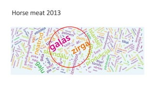 Horse meat 2013
 