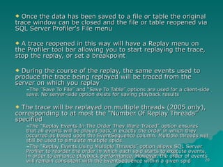 Tracing Sql Server 2005 | PPT