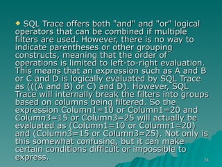 Tracing Sql Server 2005 | PPT