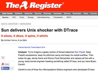 From DTrace to Linux