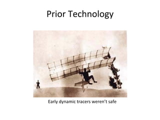 Prior 
Technology 
Early 
dynamic 
tracers 
weren’t 
safe 
 