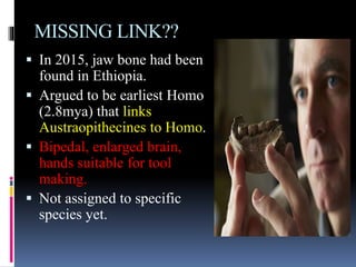 Tracing the human evolution | PPTX