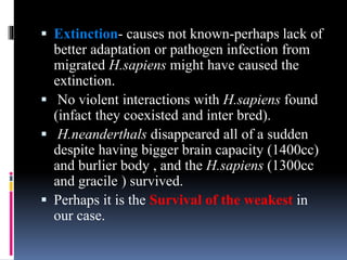 Evolution Incapacitation Tracing the human evolution | PPTX
