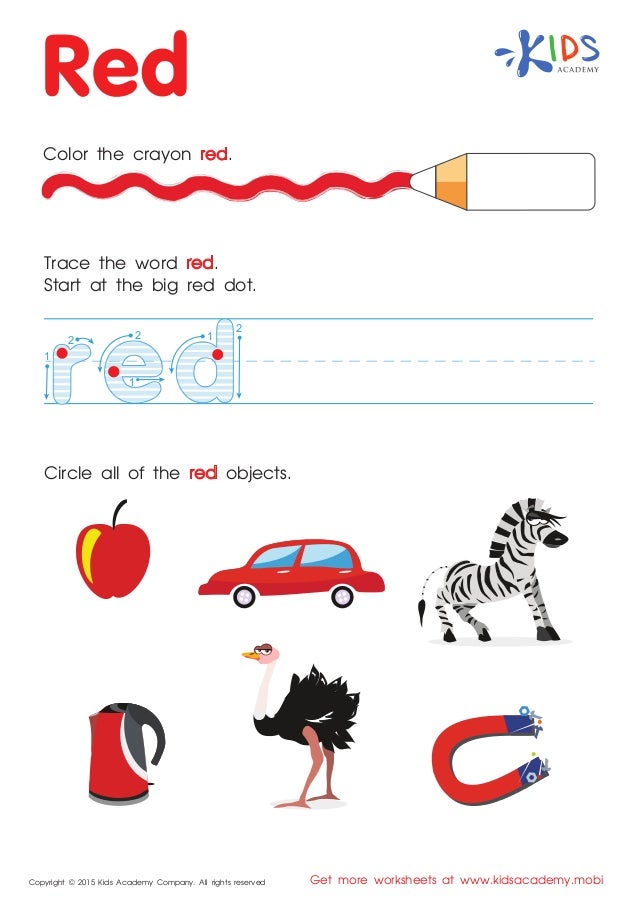 tracing words free worksheets