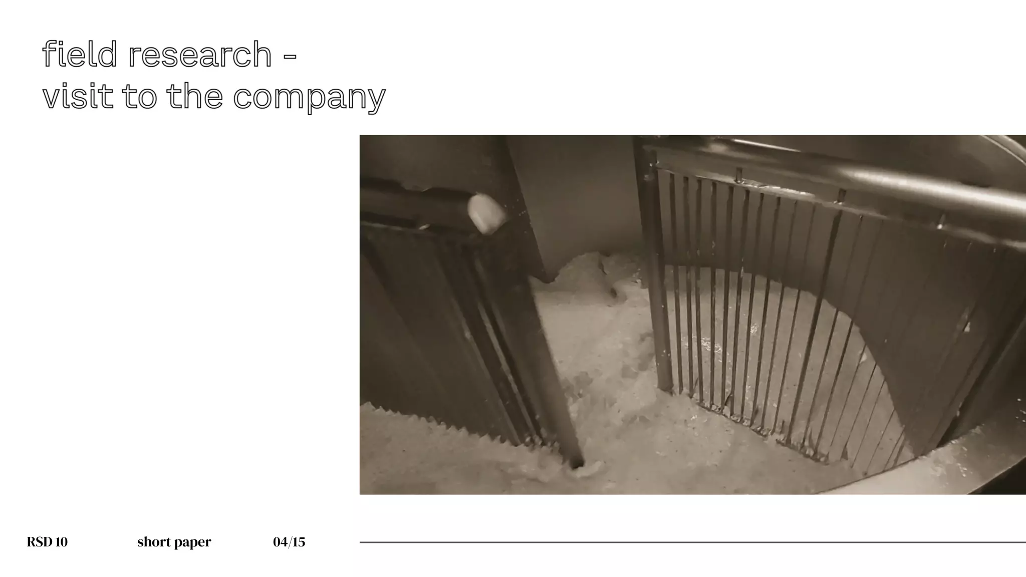 RSD 10 short paper 04/15
 