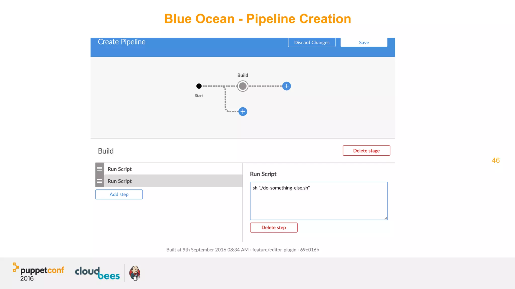 46
Blue Ocean - Pipeline Creation
 
