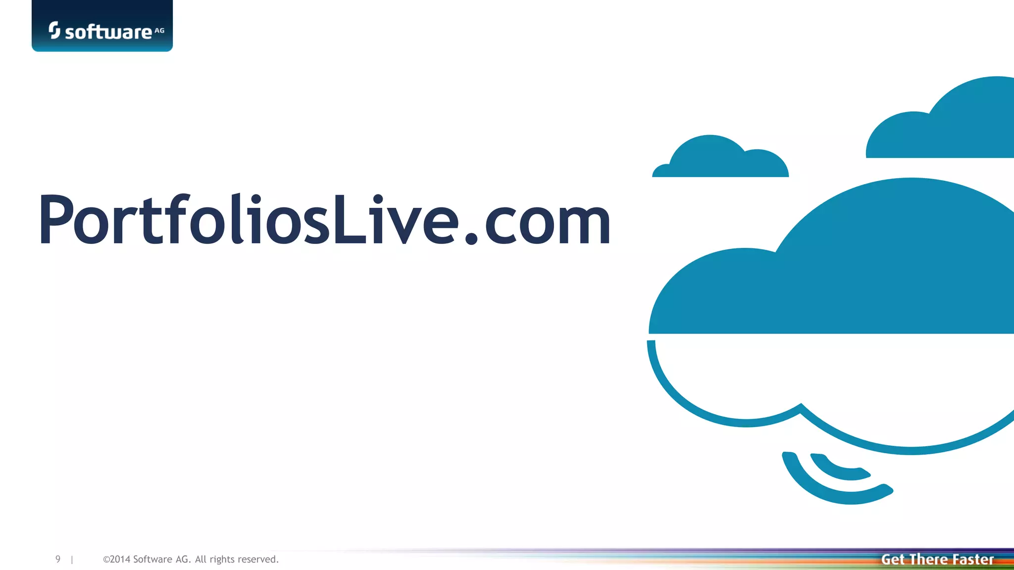 ©2014 Software AG. All rights reserved.9 |
PortfoliosLive.com
 