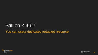 @petersouter 30
You can use a dedicated redacted resource
Still on < 4.6?
30
 