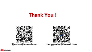 32
Thank You！
bijieshan@huawei.com zhongyanhui@huawei.com
 
