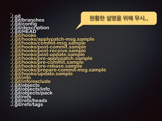 Git의 HEAD는 변수처럼 동작하며 
특정 브랜치를 가리킨다. 
! 
 Git의 Branch는 변수처럼 동작하며 
특정 커밋을 가리킨다. 
 