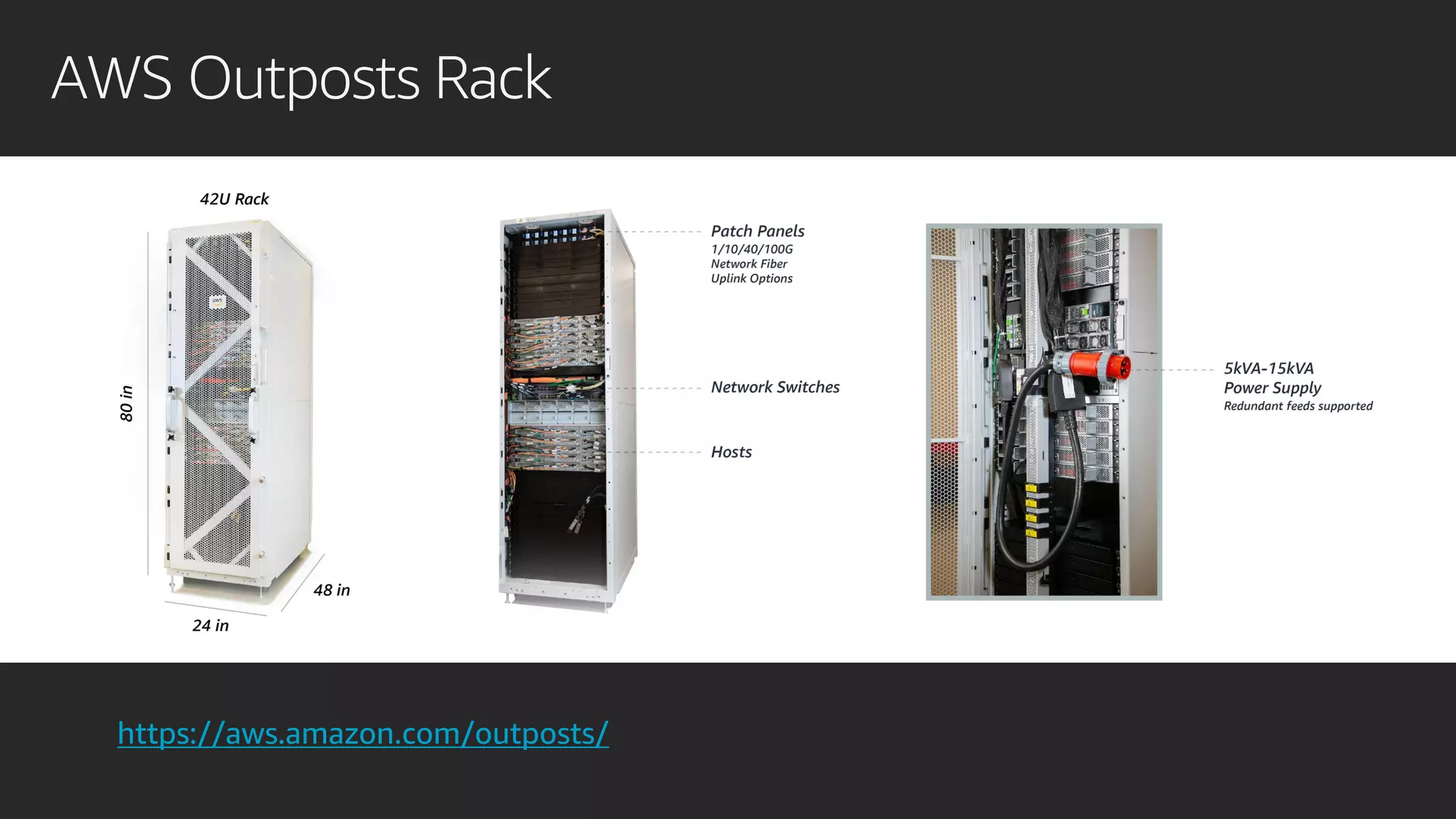 AWS Outposts Rack
https://aws.amazon.com/outposts/
 
