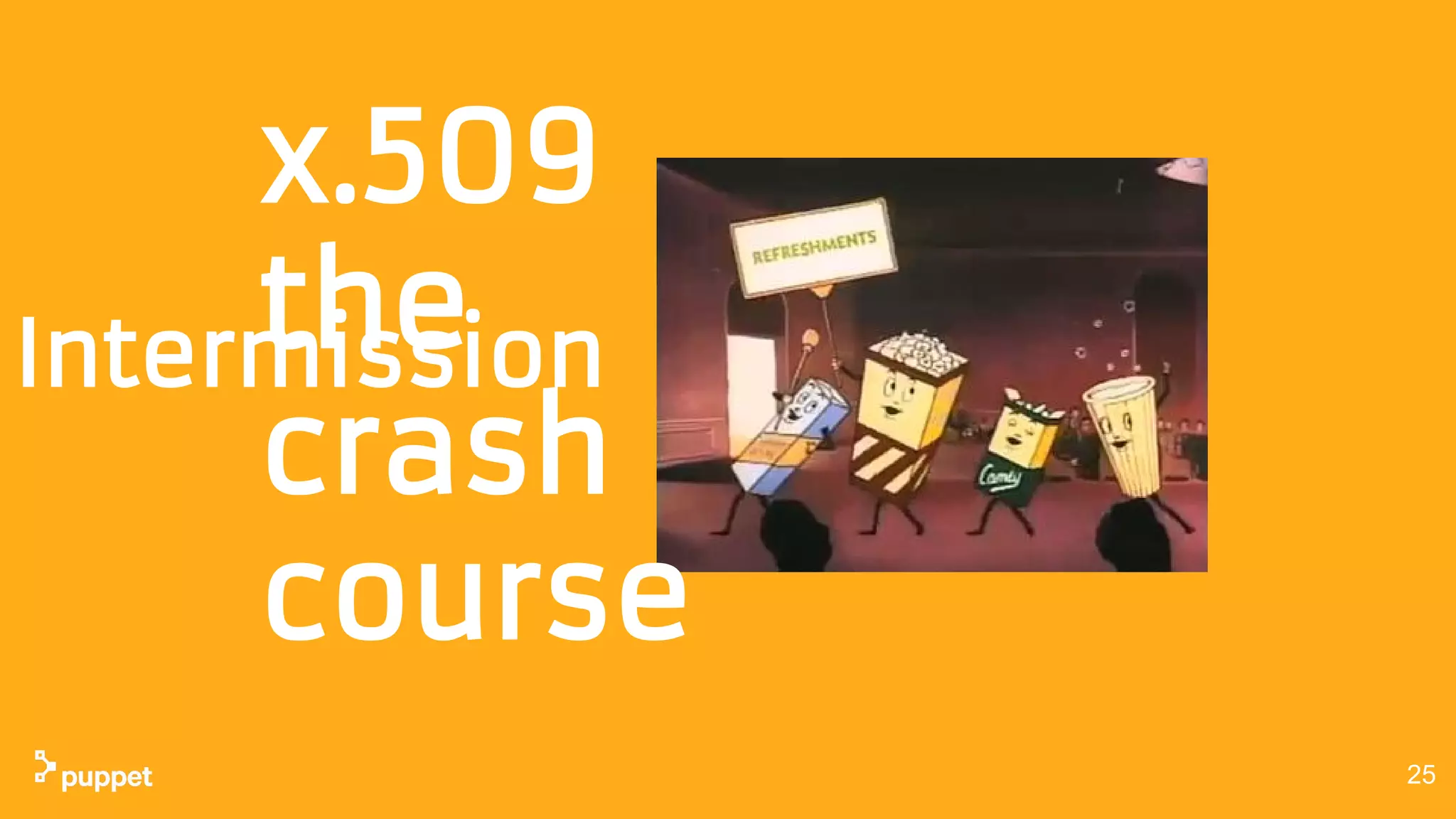 Intermission
25
x.509
the
crash
course
 