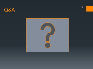 Q&A
12
 