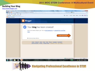 Building Your Blog
http://www.blogger.com
 