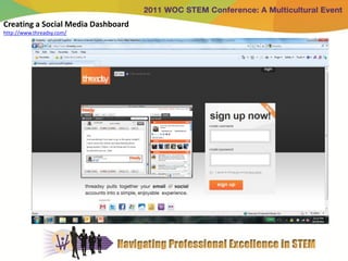 Creating a Social Media Dashboard
http://www.threadsy.com/
 