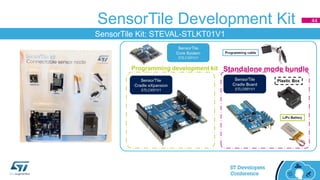 SensorTile Development Kit 44
SensorTile Kit: STEVAL-STLKT01V1
 