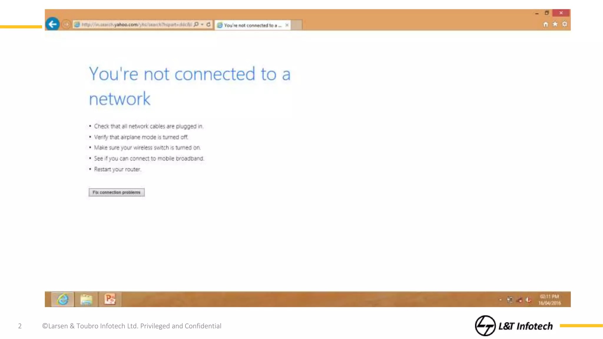 ©Larsen & Toubro Infotech Ltd. Privileged and Confidential2