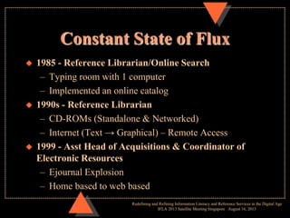 Ballard- The electronic resources librarian's role in helping library ...