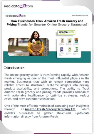 Camera Tracking Amazonfresh System Track Amazon Fresh Grocery and Pricing Trends.pptx