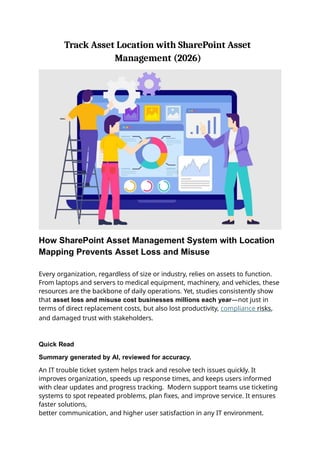 Track Asset Location with SharePoint Asset Management (2026) | PPTX