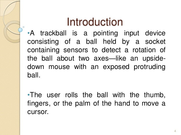 Track ball