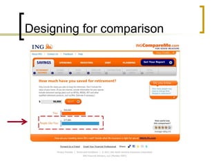 Designing for comparison

 