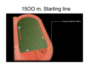 15OO m. Starting line
 