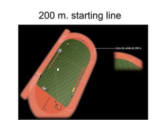 200 m. starting line
 